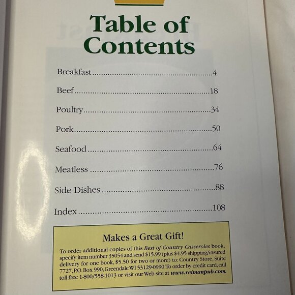 Taste of Home Ground Beef & Best of Country Casseroles Cookbooks Reiman Media - Picture 8 of 16